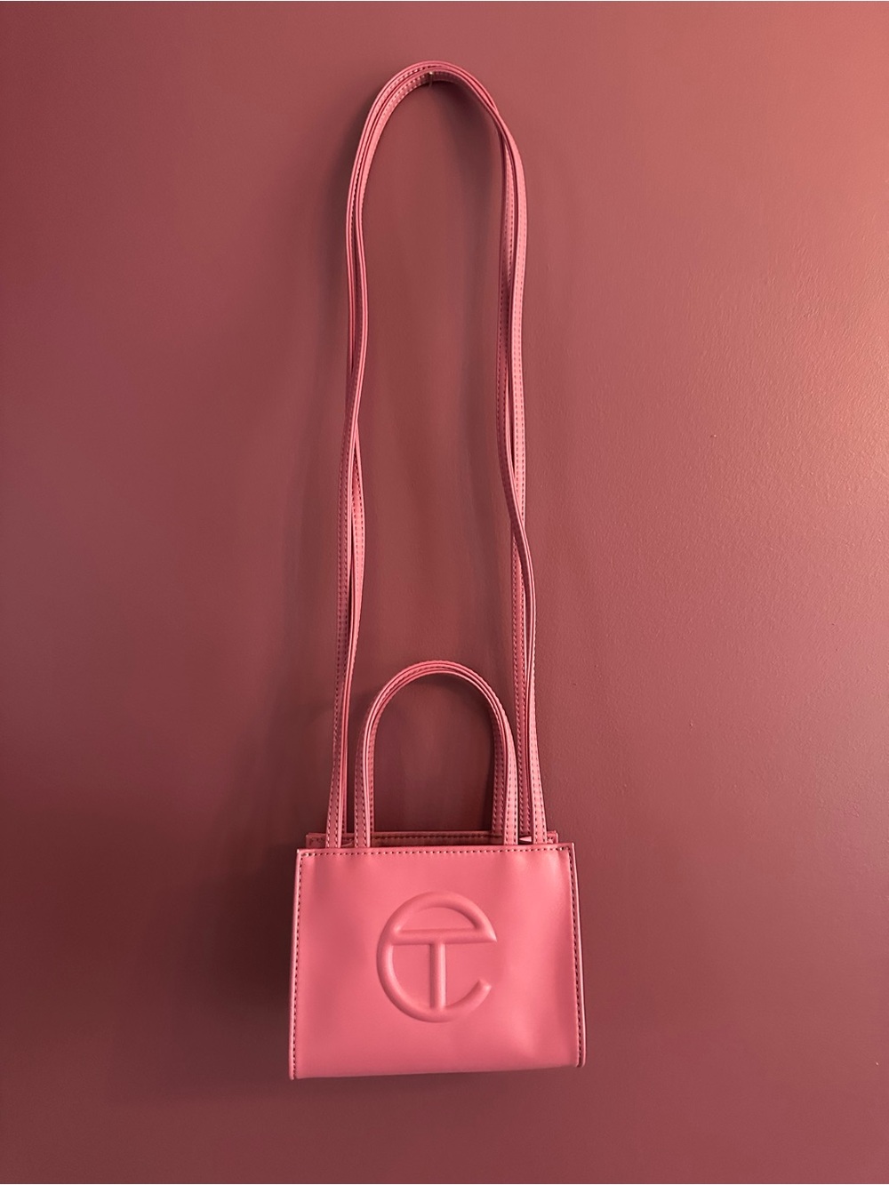 Telfar Small Pink Corned Beef Shopping Iconic Tote